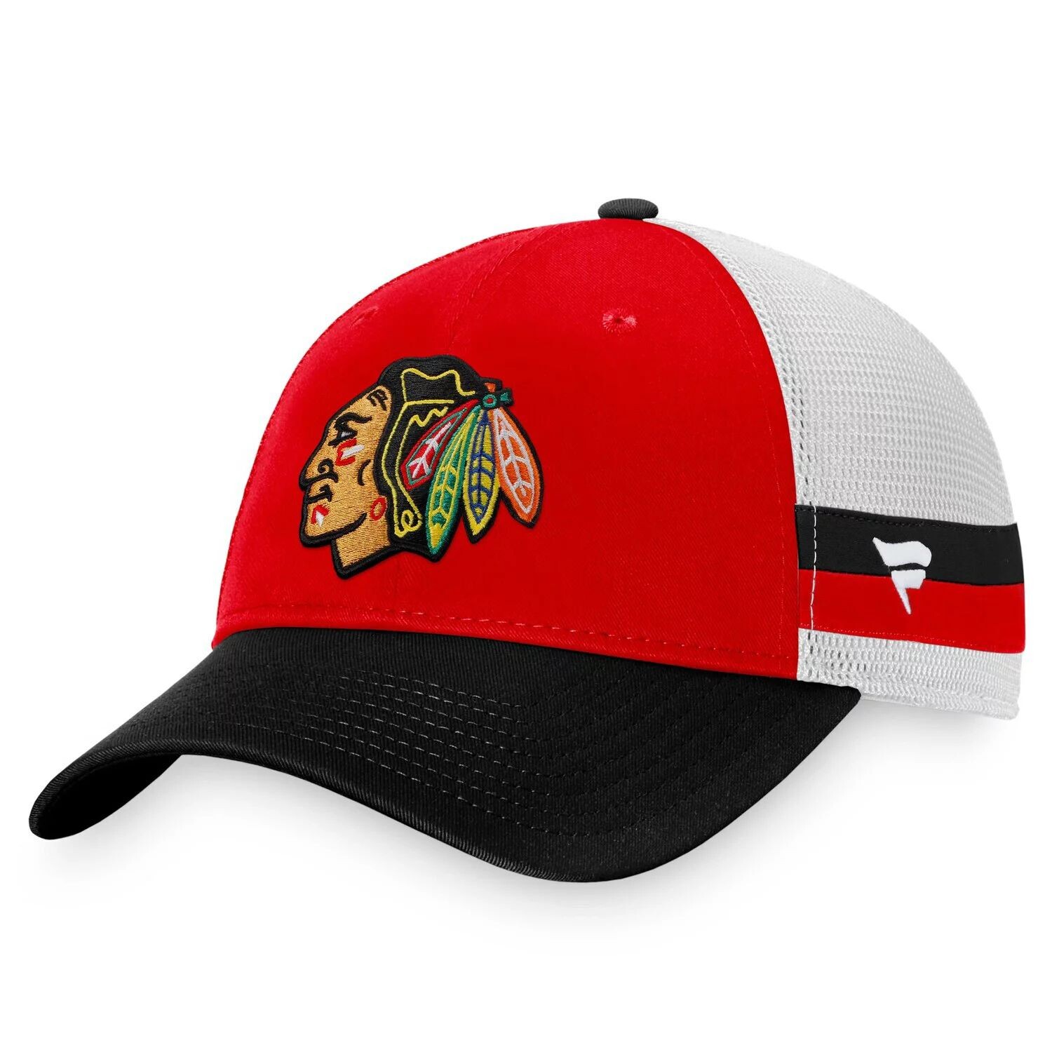 Мужская кепка Fanatics красного/черного цвета с отделкой в полоску Chicago Blackhawks Trucker Snapback
Мужская кепка Fanatics красного/черного цвета с отделкой в полоску Chicago Blackhawks Trucker Snapback