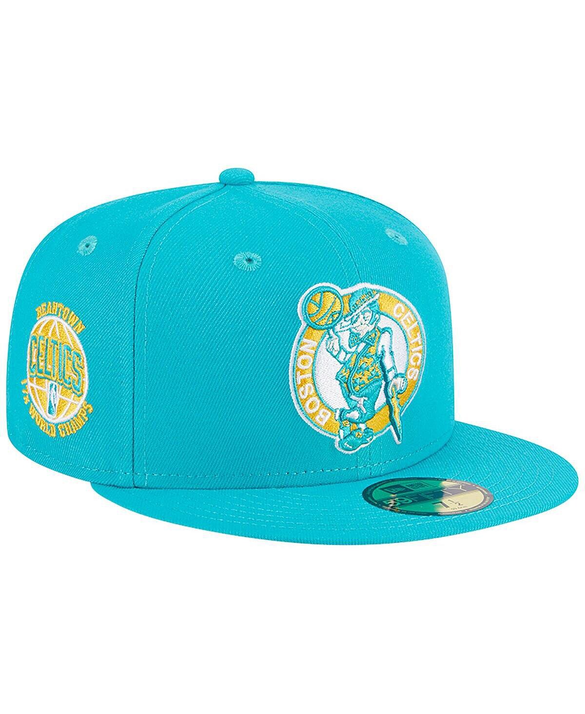 Мужская бирюзовая желтая майка Boston Celtics 17-Time Champions Breeze Grilled Undervisor 59FIFTY, облегающая шляпа New Era
Мужская бирюзовая желтая майка Boston Celtics 17-Time Champions Breeze Grilled Undervisor 59FIFTY, облегающая шляпа New Era