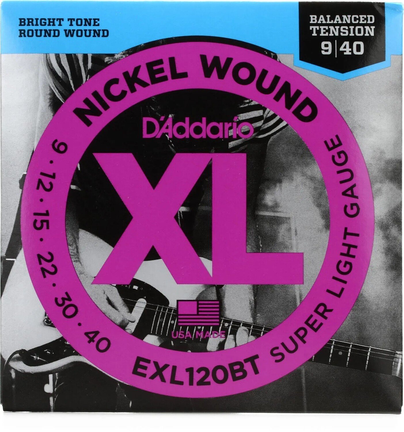 Струны для электрогитары D'Addario EXL120BT XL с никелированной обмоткой — .009-.040, сверхлегкие, сбалансированное натяжение
Струны для электрогитары D'Addario EXL120BT XL с никелированной обмоткой — .009-.040, сверхлегкие, сбалансированное натяжение