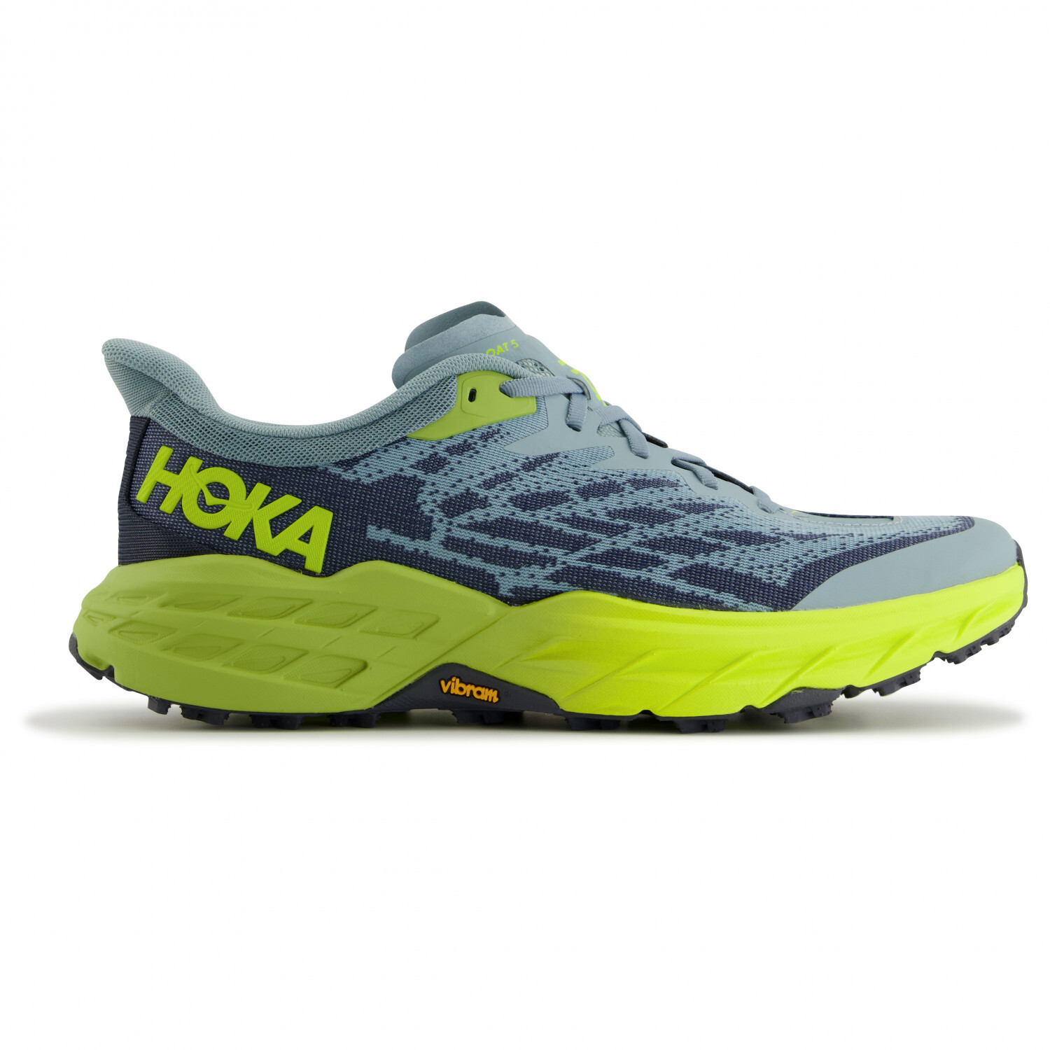 Кроссовки для бега по пересеченной местности Hoka Speedgoat 5, цвет Stone Blue/Dark Citron
Кроссовки для бега по пересеченной местности Hoka Speedgoat 5, цвет Stone Blue/Dark Citron