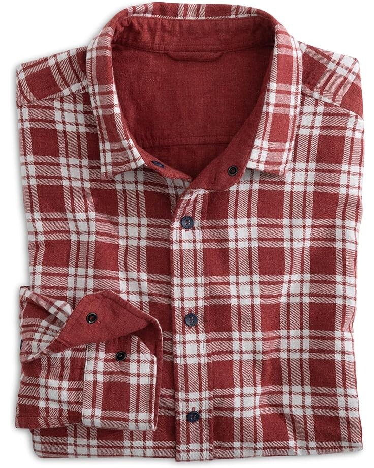 Рубашка Southern Tide Long Sleeve Melbourne Reversible Plaid Sport Shirt, цвет Heather Tuscany Red
Рубашка Southern Tide Long Sleeve Melbourne Reversible Plaid Sport Shirt, цвет Heather Tuscany Red