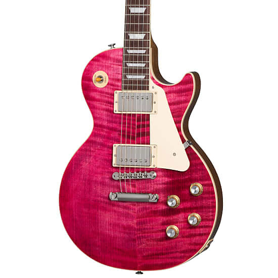 Электрогитара Gibson - Les Paul Standard 60s Figured Top - Electric Guitar - Translucent Fuchsia - w/ Hardshell Case
Электрогитара Gibson - Les Paul Standard 60s Figured Top - Electric Guitar - Translucent Fuchsia - w/ Hardshell Case