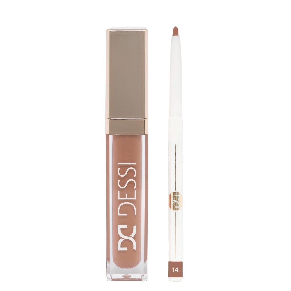 Набор для макияжа Dessi Cosmetics Pomadka i konturówka, pomadka 18 Cheers + konturówka 14
Набор для макияжа Dessi Cosmetics Pomadka i konturówka, pomadka 18 Cheers + konturówka 14