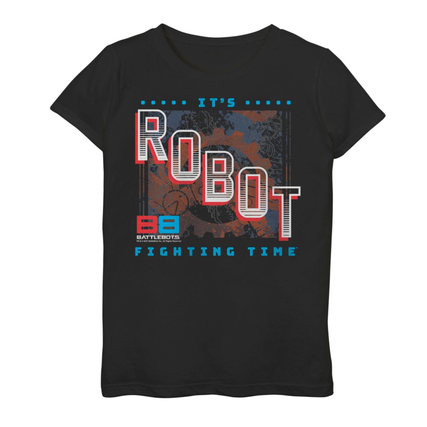 Футболка с плакатом BattleBots It's Robot Fighting Time для девочек 7–16 лет Licensed Character
Футболка с плакатом BattleBots It's Robot Fighting Time для девочек 7–16 лет Licensed Character