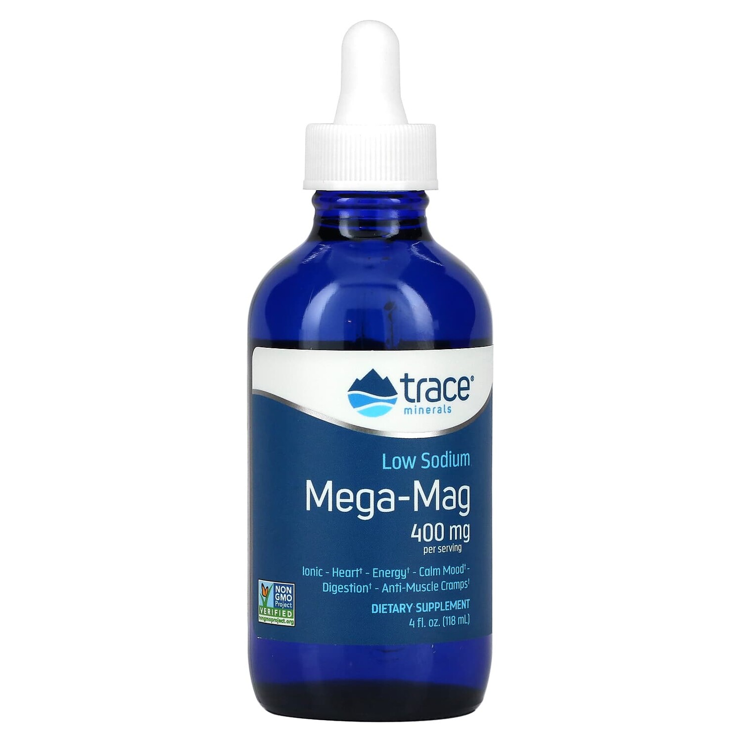 Mega-Mag с низким содержанием натрия, 400 мг, 118 мл (4 жидк. унции), Trace Minerals
Mega-Mag с низким содержанием натрия, 400 мг, 118 мл (4 жидк. унции), Trace Minerals