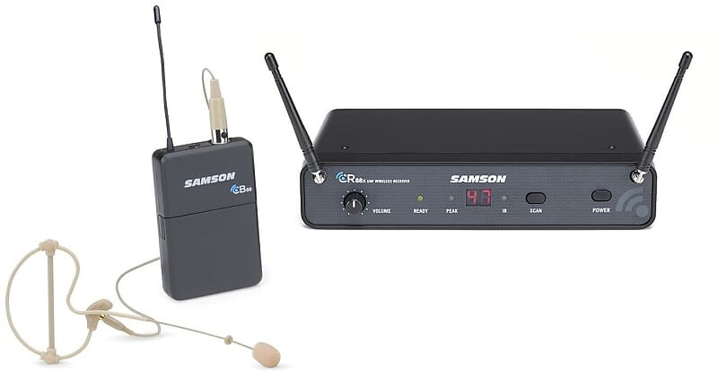 Беспроводная система Samson Concert 88x UHF Wireless Earset Microphone System (D Band)
Беспроводная система Samson Concert 88x UHF Wireless Earset Microphone System (D Band)