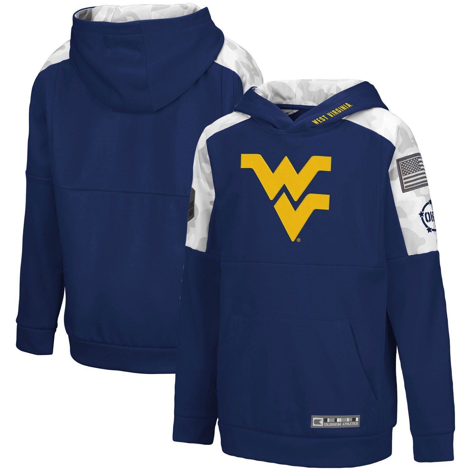 Молодежный пуловер с капюшоном Hummer темно-синего/белого цвета West Virginia Mountaineers OHT Military Appreciation Hummer Colosseum
Молодежный пуловер с капюшоном Hummer темно-синего/белого цвета West Virginia Mountaineers OHT Military Appreciation Hummer Colosseum