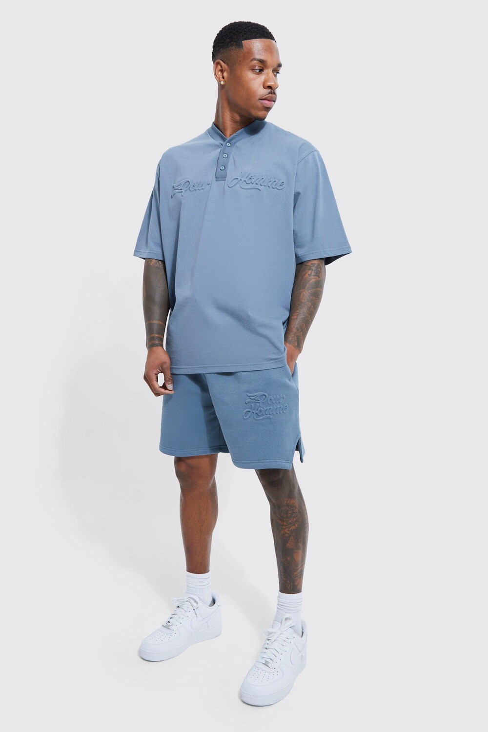 Комплект поло и коротких коротких коротких поло pour homme baseball Boohoo, синий
Комплект поло и коротких коротких коротких поло pour homme baseball Boohoo, синий