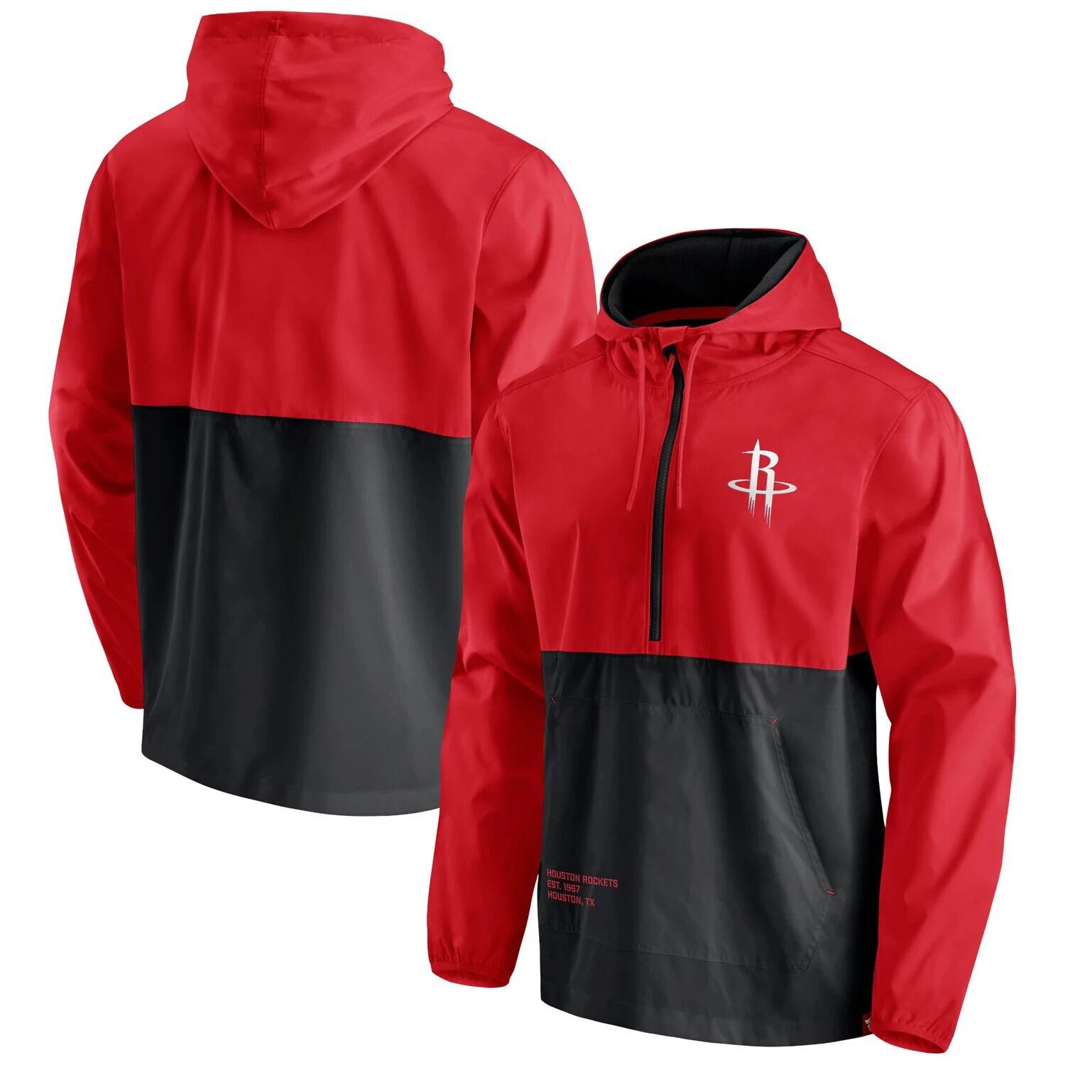 Мужская фирменная красная/черная куртка с капюшоном на молнии Houston Rockets Anorak Block Party ветровка с половиной молнии Fanatics, Черный
Мужская фирменная красная/черная куртка с капюшоном на молнии Houston Rockets Anorak Block Party ветровка с половиной молнии Fanatics, Черный