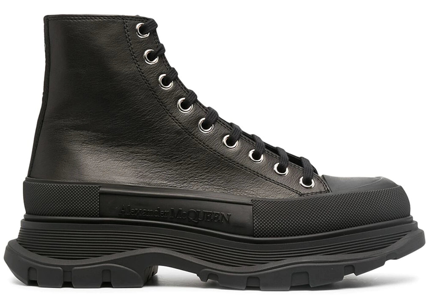 Ботинки на шнуровке мужские Alexander McQueen Tread Slick Triple кожаные, черный
Ботинки на шнуровке мужские Alexander McQueen Tread Slick Triple кожаные, черный