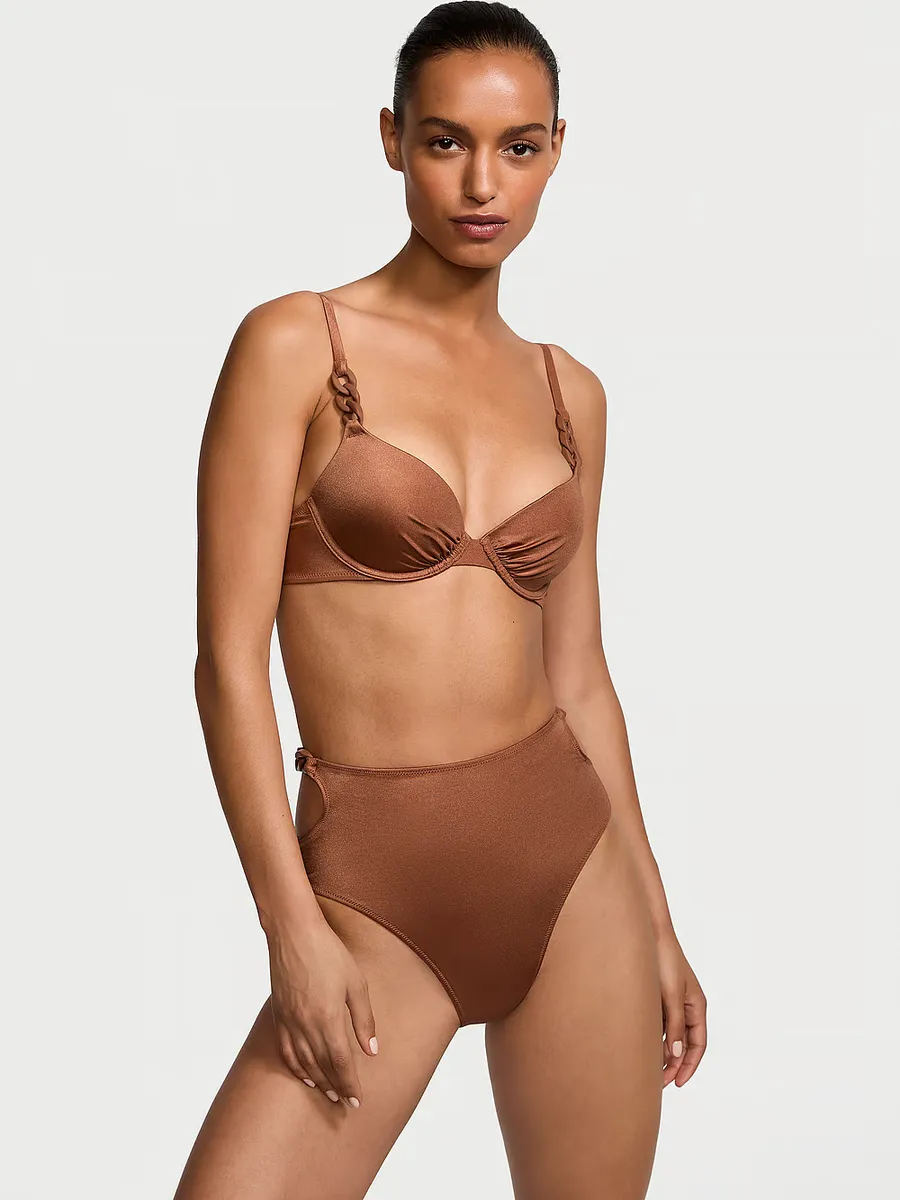 Низ бикини с высокой талией и полным покрытием из звеньев-цепочки Victoria'S Secret Swim, цвет Caramel
Низ бикини с высокой талией и полным покрытием из звеньев-цепочки Victoria'S Secret Swim, цвет Caramel