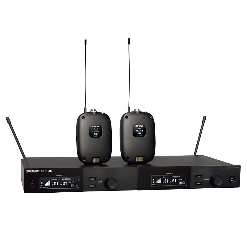 Беспроводная система Shure Shure SLXD14D Dual Guitar Wireless System (H55 Band / 514-558 MHz)
Беспроводная система Shure Shure SLXD14D Dual Guitar Wireless System (H55 Band / 514-558 MHz)