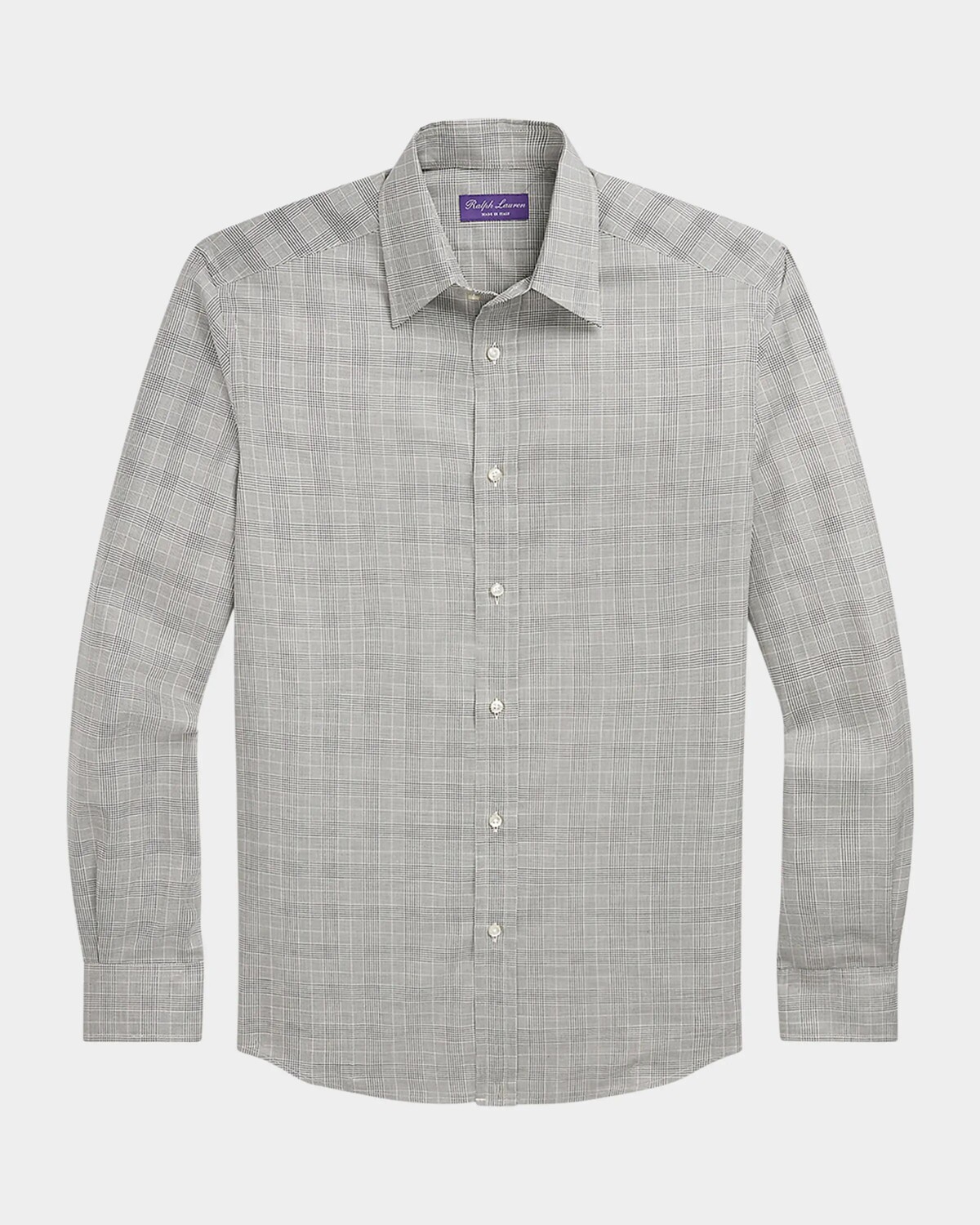 Мужская фланелевая рубашка в клетку Glen Ralph Lauren Purple Label, цвет Light Grey Melange
Мужская фланелевая рубашка в клетку Glen Ralph Lauren Purple Label, цвет Light Grey Melange