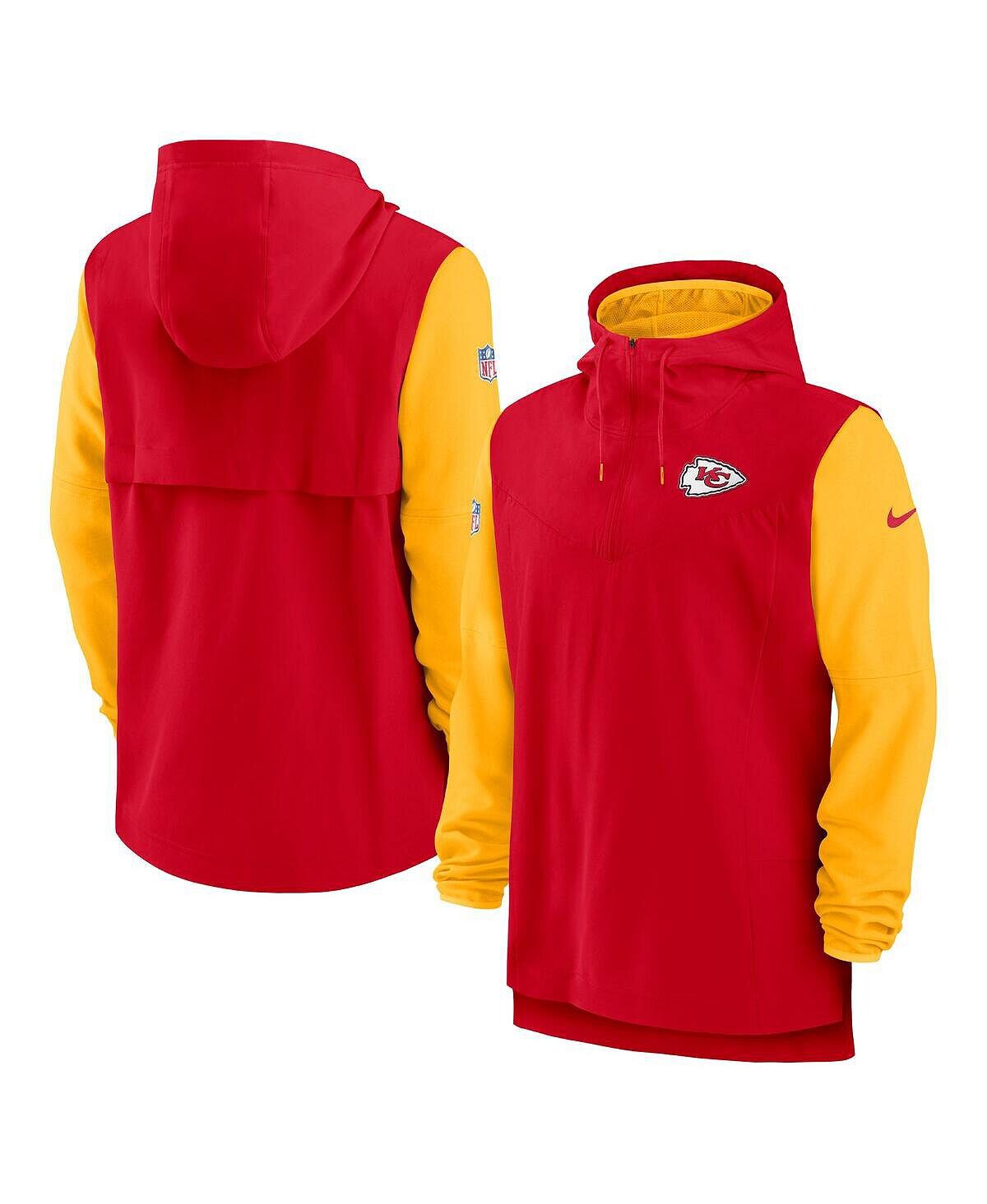Мужская красно-золотая худи Kansas City Chiefs Sideline Player с молнией в четверть Nike, Красный
Мужская красно-золотая худи Kansas City Chiefs Sideline Player с молнией в четверть Nike, Красный