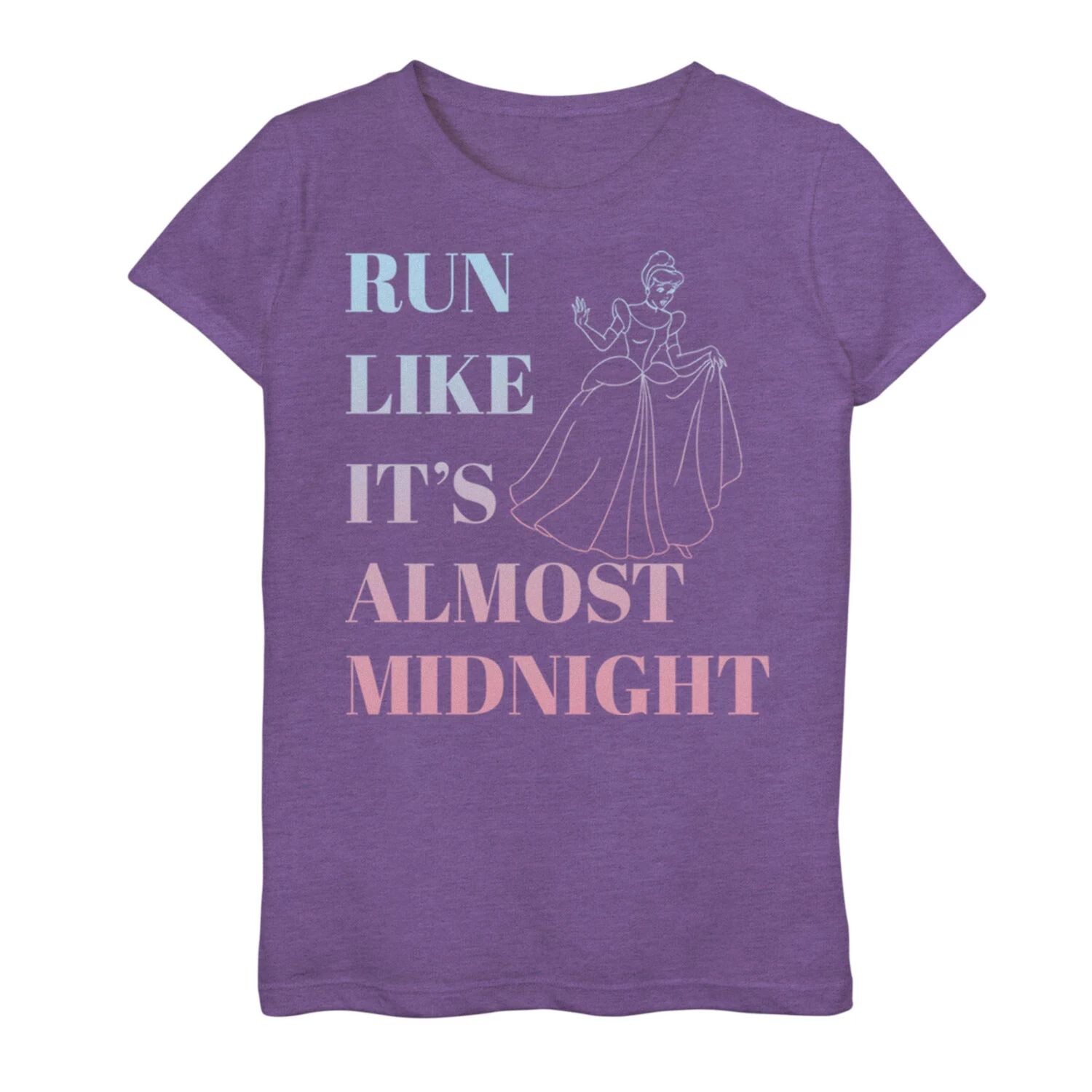 Футболка Disney's Cinderella Girls 7–16 Run Like Midnight с рисунком омбре Disney
Футболка Disney's Cinderella Girls 7–16 Run Like Midnight с рисунком омбре Disney