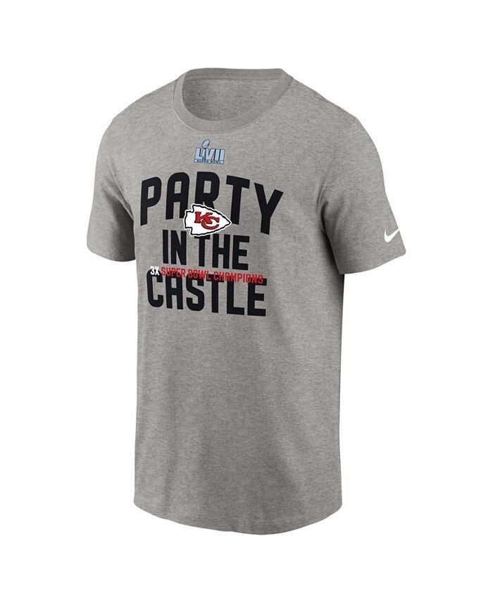 Мужская футболка Heather Charcoal Kansas City Chiefs Super Bowl LVII Champions Parade Nike, черный
Мужская футболка Heather Charcoal Kansas City Chiefs Super Bowl LVII Champions Parade Nike, черный