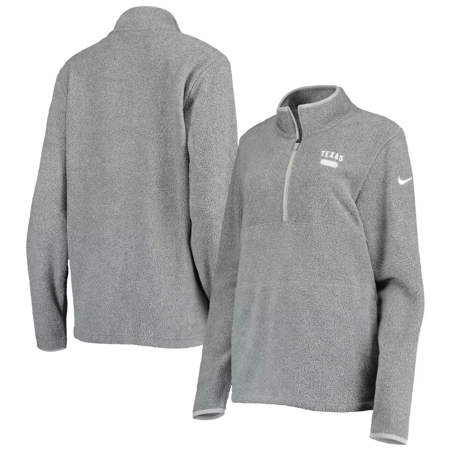 Женская серая флисовая куртка с молнией до половины длины Nike Texas Longhorns Teddy Bear Nike, Серый
Женская серая флисовая куртка с молнией до половины длины Nike Texas Longhorns Teddy Bear Nike, Серый