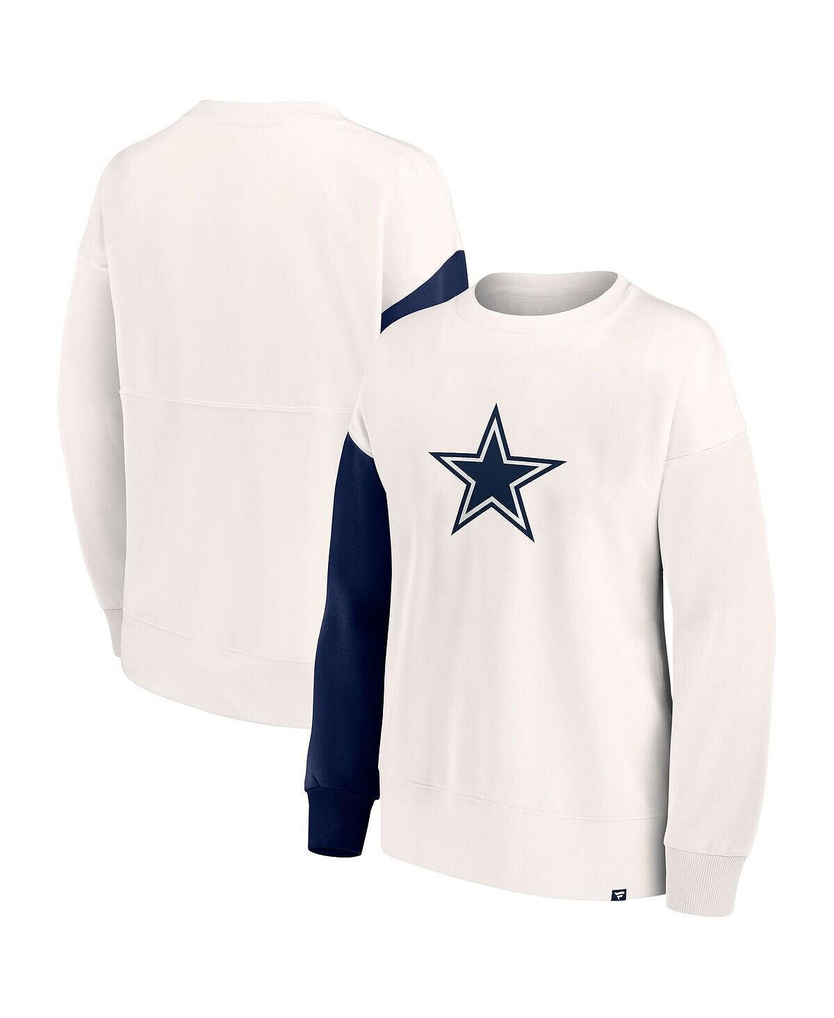 Женский белый пуловер с логотипом Dallas Cowboys с цветными блоками, толстовка Fanatics, белый
Женский белый пуловер с логотипом Dallas Cowboys с цветными блоками, толстовка Fanatics, белый