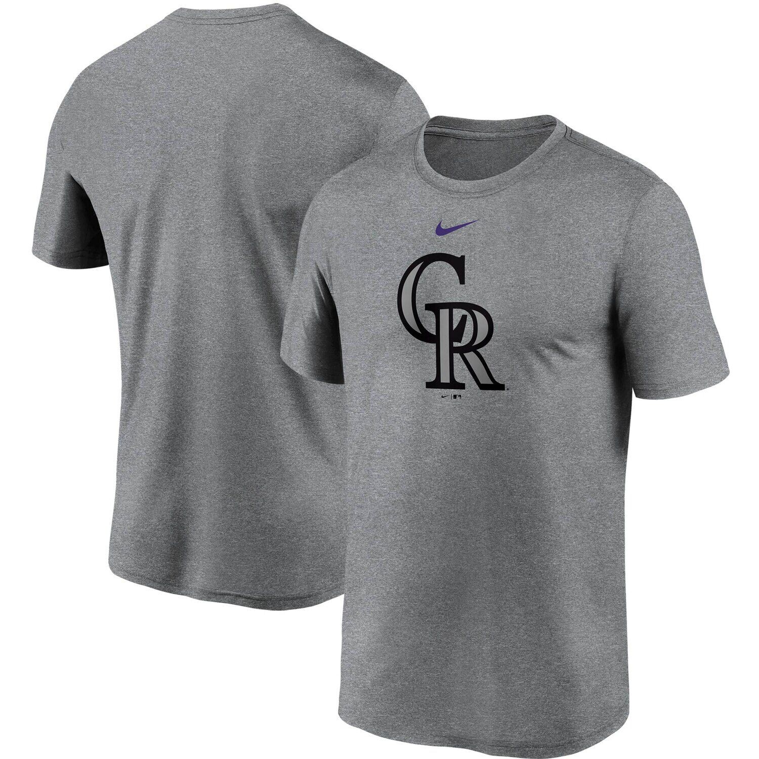 Мужская серая футболка с большим логотипом Colorado Rockies Legend Performance Nike, Серый
Мужская серая футболка с большим логотипом Colorado Rockies Legend Performance Nike, Серый