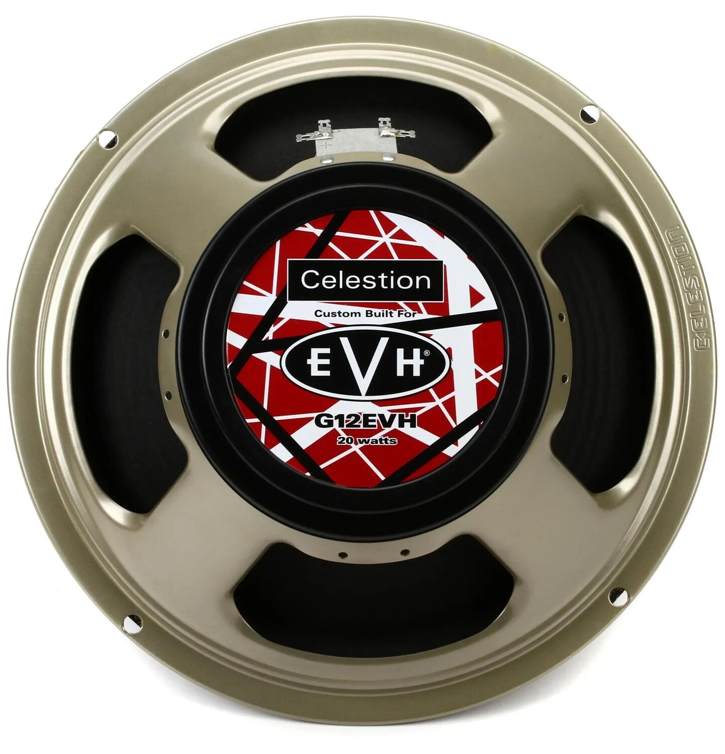 Celestion G12 EVH 12-дюймовый сменный динамик гитарного усилителя мощностью 20 Вт — 15 Ом
Celestion G12 EVH 12-дюймовый сменный динамик гитарного усилителя мощностью 20 Вт — 15 Ом