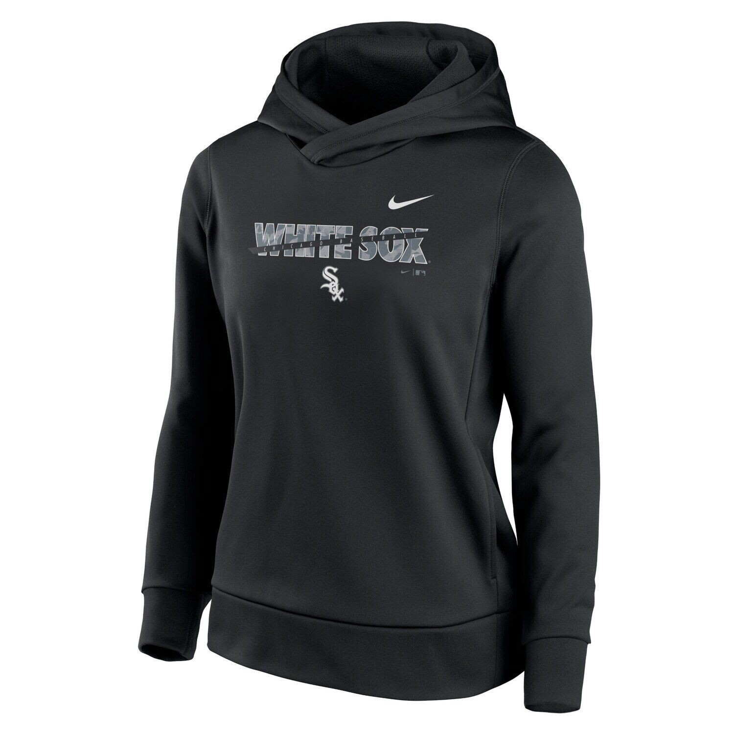 Женский пуловер с капюшоном Nike Black Chicago White Sox Club Angle Performance Nike
Женский пуловер с капюшоном Nike Black Chicago White Sox Club Angle Performance Nike