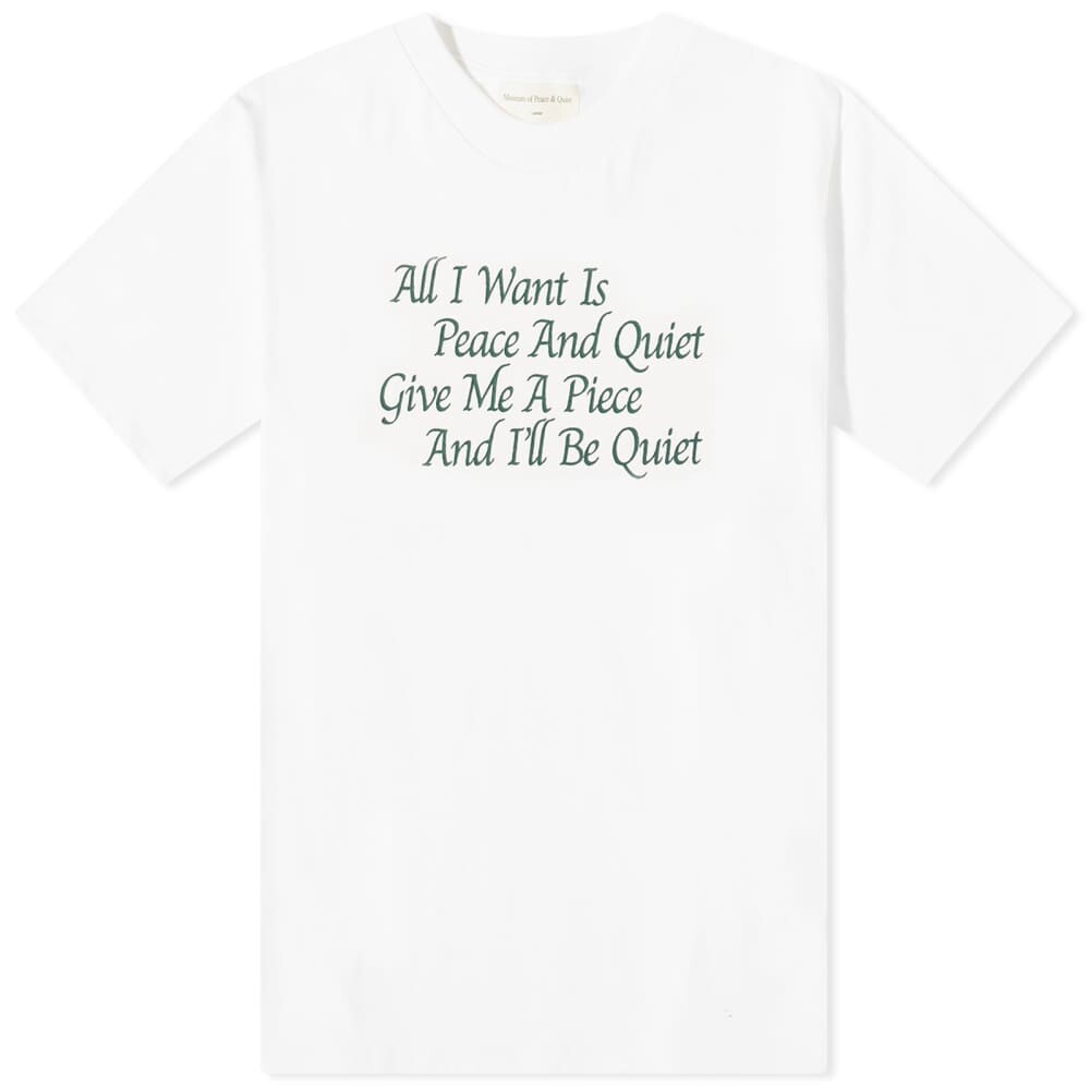 Футболка Museum of Peace and Quiet, белый 
Футболка Museum of Peace and Quiet, белый