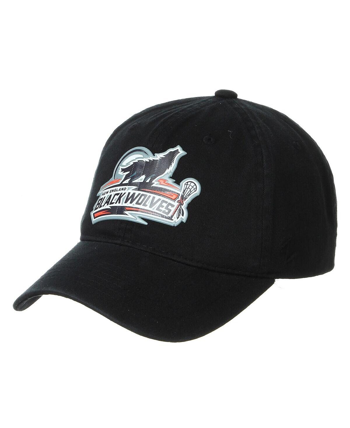 Мужская черная регулируемая шляпа с логотипом New England Black Wolves Primary Zephyr
Мужская черная регулируемая шляпа с логотипом New England Black Wolves Primary Zephyr