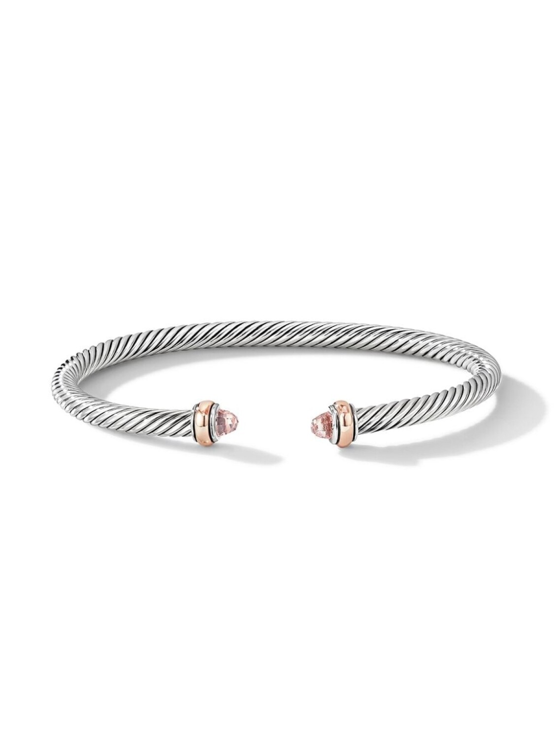 Браслет Cable Classics из серебра и розового золота с морганитом David Yurman, серебряный
Браслет Cable Classics из серебра и розового золота с морганитом David Yurman, серебряный
