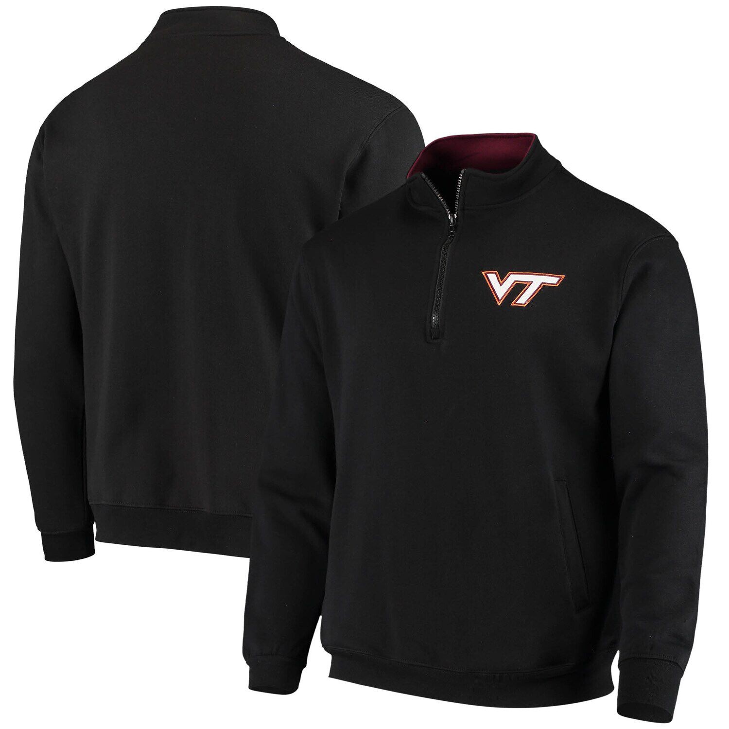 Мужская черная куртка с молнией на четверть и логотипом Virginia Tech Hokies Tortugas Colosseum, Черный
Мужская черная куртка с молнией на четверть и логотипом Virginia Tech Hokies Tortugas Colosseum, Черный