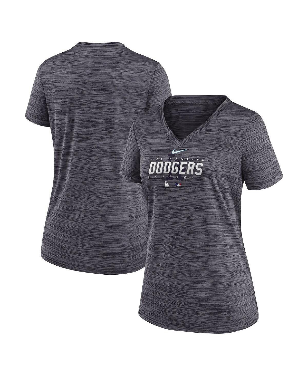 Черная женская футболка с v-образным вырезом Los Angeles Dodgers Authentic Collection Velocity Practice Performance Nike, черный
Черная женская футболка с v-образным вырезом Los Angeles Dodgers Authentic Collection Velocity Practice Performance Nike, черный