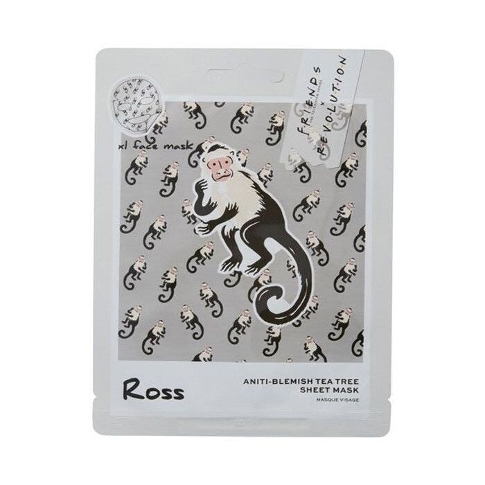 Маска для лица Friends X Revolution Mascarilla Facial Con Árbol de Té Ross Revolution, 1 unidad
Маска для лица Friends X Revolution Mascarilla Facial Con Árbol de Té Ross Revolution, 1 unidad