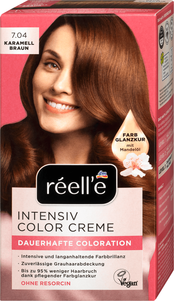 

Краска для волос 7.04 карамельно-русый 1 шт. réell‘e