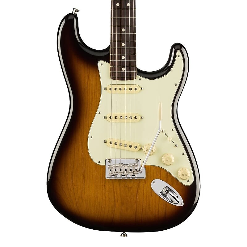 Электрогитара Fender American Professional II Stratocaster - Rosewood Fingerboard - Anniversary 2-Color Sunburst
Электрогитара Fender American Professional II Stratocaster - Rosewood Fingerboard - Anniversary 2-Color Sunburst