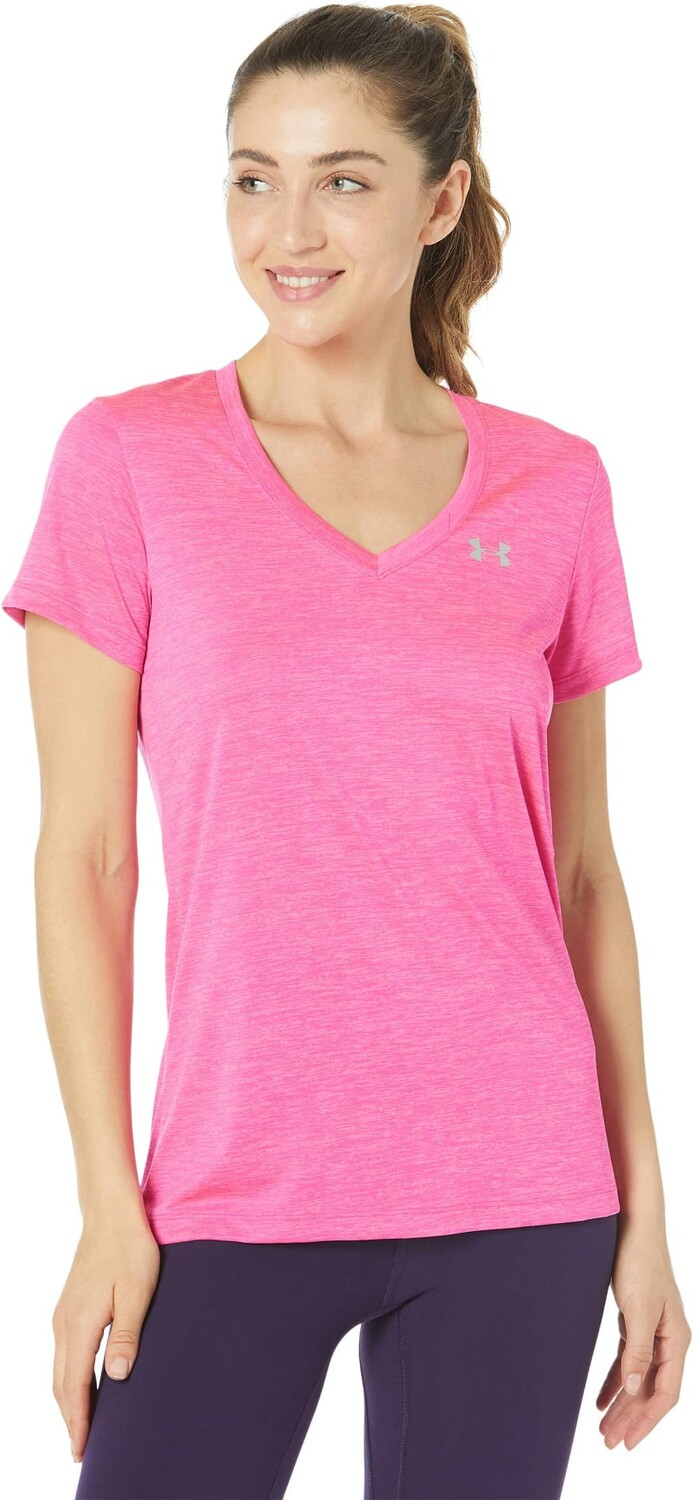 UA Tech с V-образным вырезом Under Armour, цвет Electro Pink/Halo Gray/Metallic Silver
UA Tech с V-образным вырезом Under Armour, цвет Electro Pink/Halo Gray/Metallic Silver
