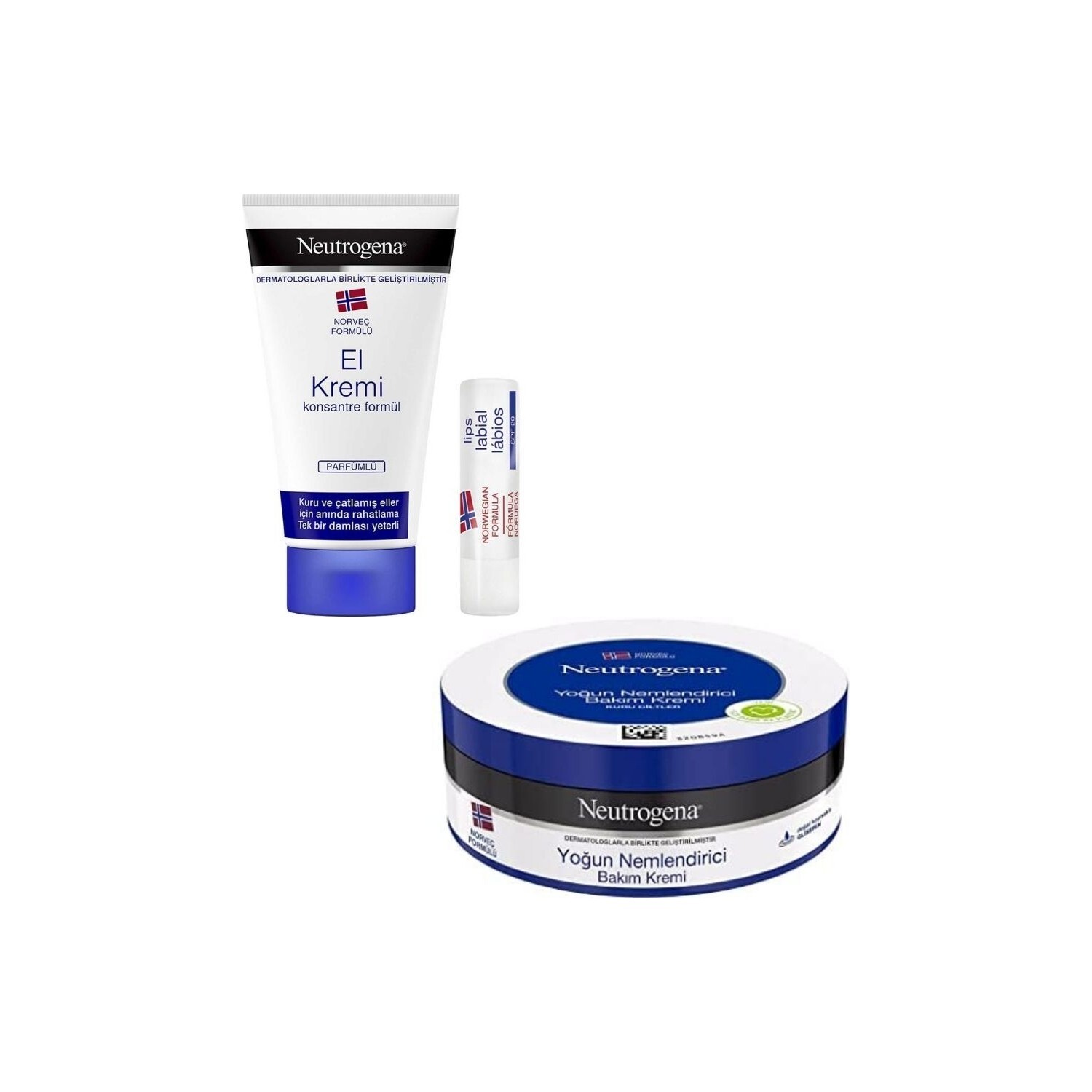 Крем для рук Neutrogena без запаха, 75 мл + Крем Neutrogena для губ + Крем Neutrogena интенсивный увлажняющий, 200 мл
Крем для рук Neutrogena без запаха, 75 мл + Крем Neutrogena для губ + Крем Neutrogena интенсивный увлажняющий, 200 мл