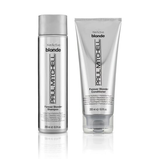 Набор для светлых волос: шампунь 250мл + кондиционер 200мл Paul Mitchell Forever Blonde
Набор для светлых волос: шампунь 250мл + кондиционер 200мл Paul Mitchell Forever Blonde