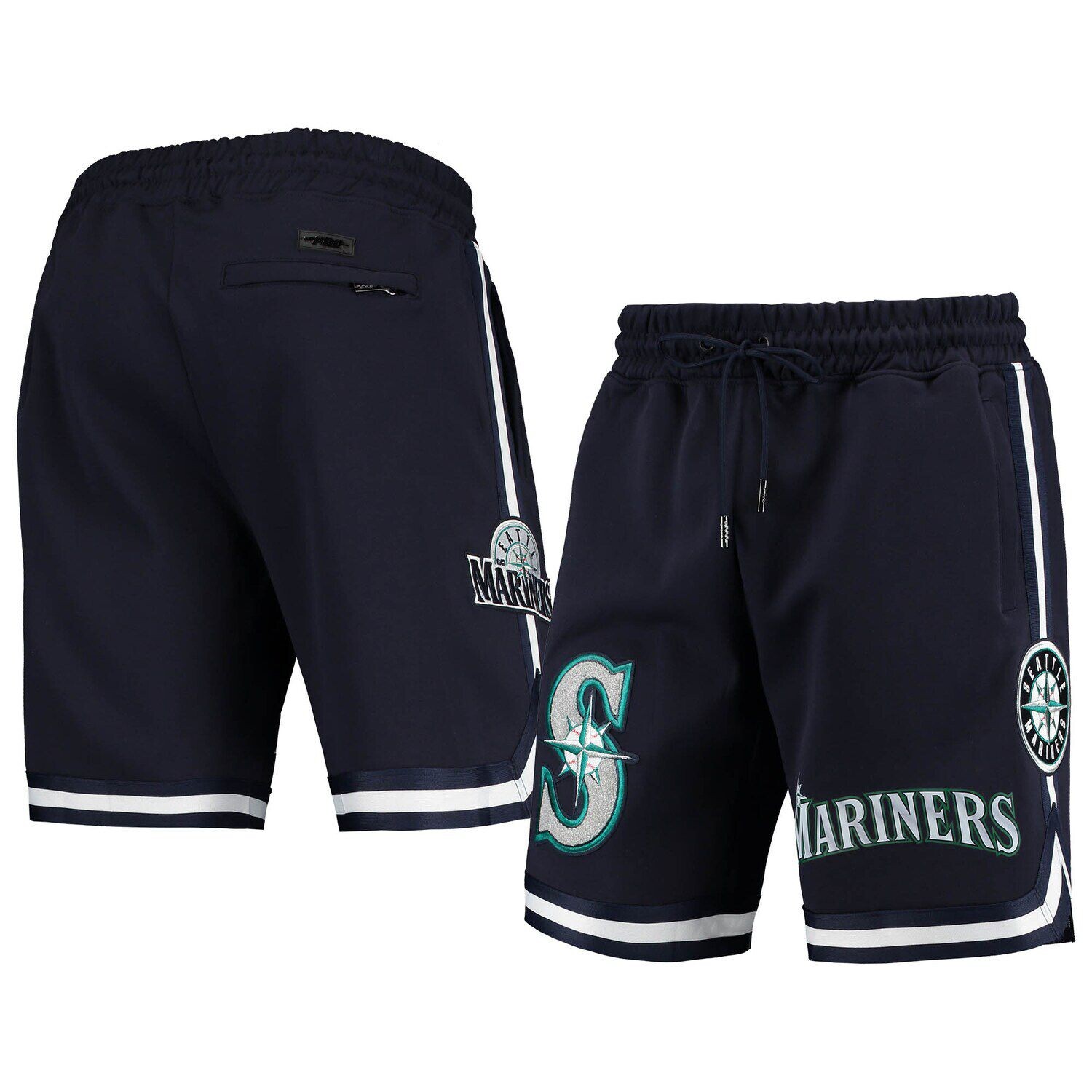 Мужские шорты профессионального стандарта темно-синего цвета Seattle Mariners Team
Мужские шорты профессионального стандарта темно-синего цвета Seattle Mariners Team