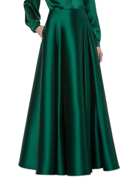 Длинная юбка из микадо Alberta Ferretti 
Длинная юбка из микадо Alberta Ferretti