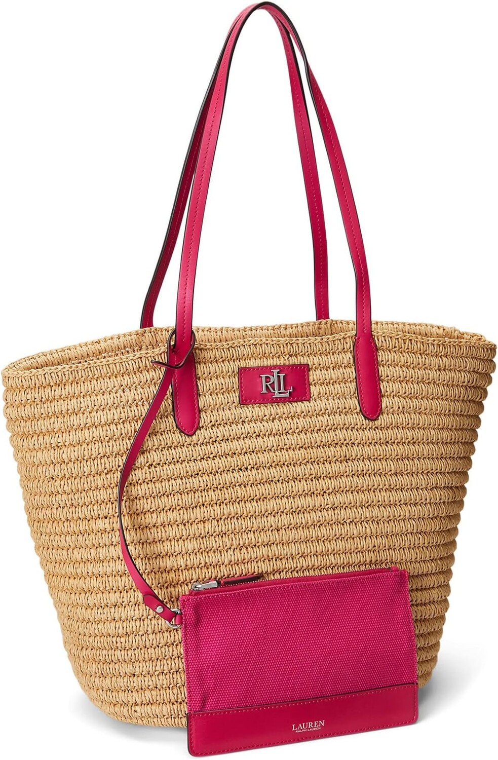 Сумка-тоут Lauren Ralph Lauren Brie Leather-Trim Straw Medium Tote Bag, цвет Natural/Sport Pink
Сумка-тоут Lauren Ralph Lauren Brie Leather-Trim Straw Medium Tote Bag, цвет Natural/Sport Pink