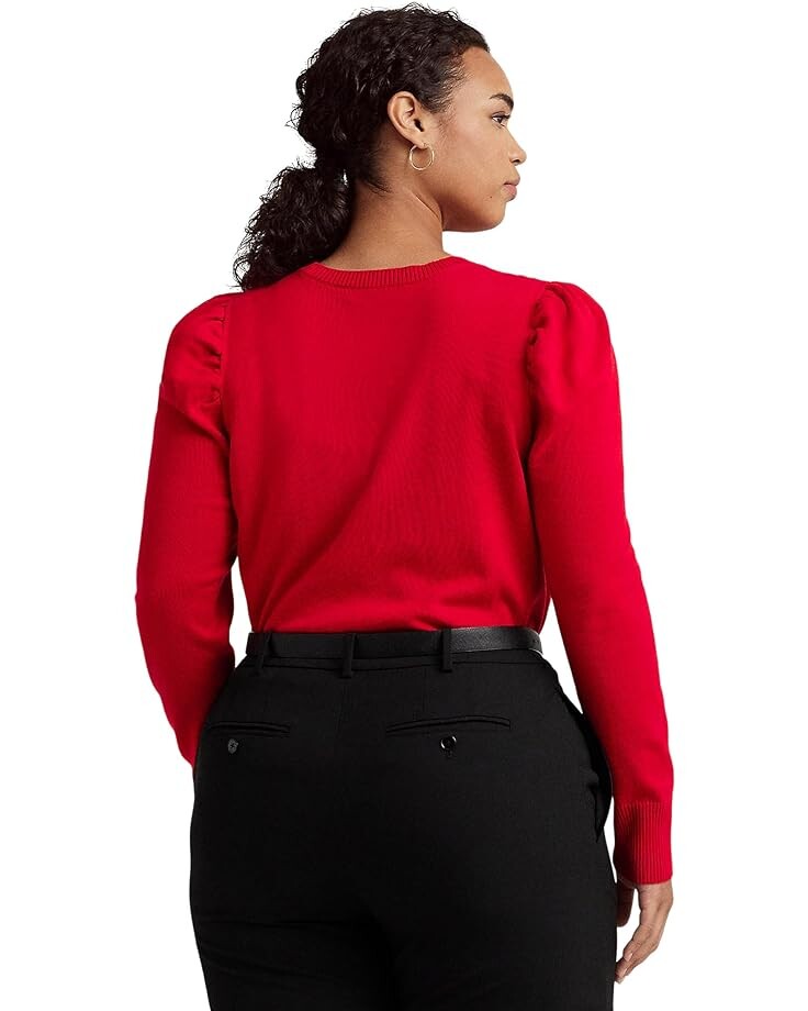 Свитер LAUREN Ralph Lauren Plus-Size Cotton-Blend Puff-Sleeve Sweater, цвет Martin Red
Свитер LAUREN Ralph Lauren Plus-Size Cotton-Blend Puff-Sleeve Sweater, цвет Martin Red