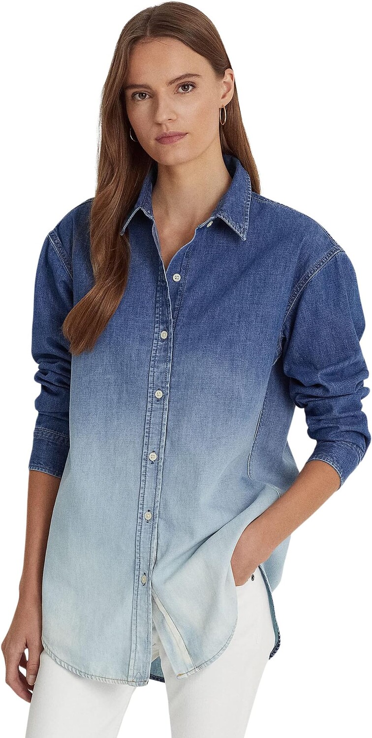 Рубашка Petite из шамбре с эффектом омбре LAUREN Ralph Lauren, цвет Ombre Canyon Wash
Рубашка Petite из шамбре с эффектом омбре LAUREN Ralph Lauren, цвет Ombre Canyon Wash