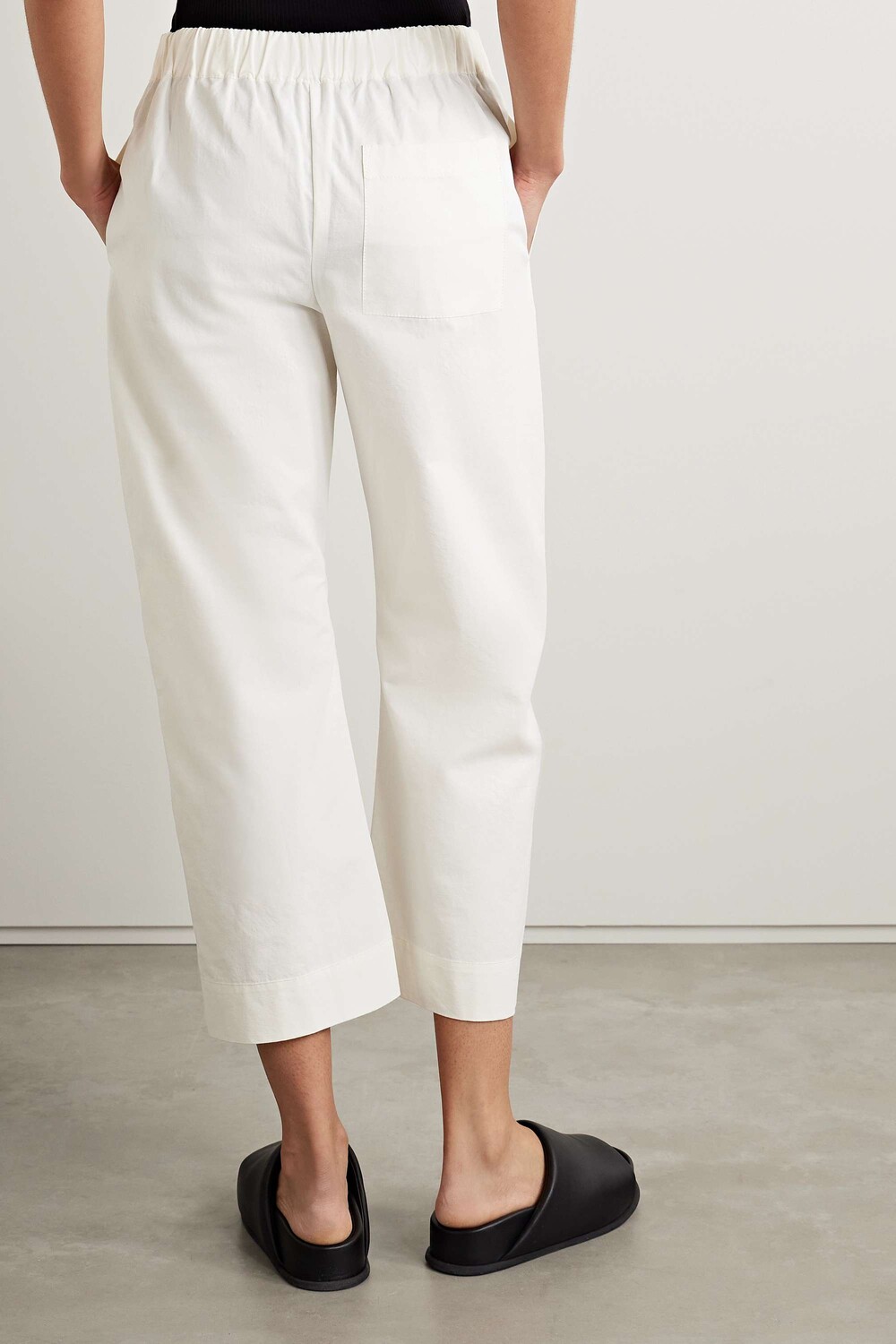PROENZA SCHOULER WHITE LABEL Укороченные брюки прямого кроя из смеси хлопка и льна, слоновая кость, Бежевый
PROENZA SCHOULER WHITE LABEL Укороченные брюки прямого кроя из смеси хлопка и льна, слоновая кость, Бежевый