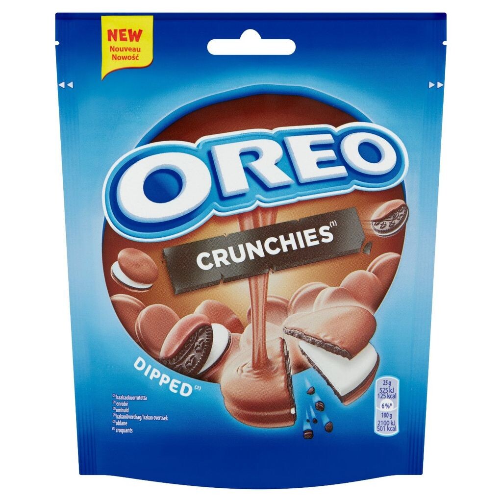 Oreo Crunchies Cookie Bites с шоколадной глазурью, 8 стоячих пакетов по 110 грамм Mondalez
Oreo Crunchies Cookie Bites с шоколадной глазурью, 8 стоячих пакетов по 110 грамм Mondalez