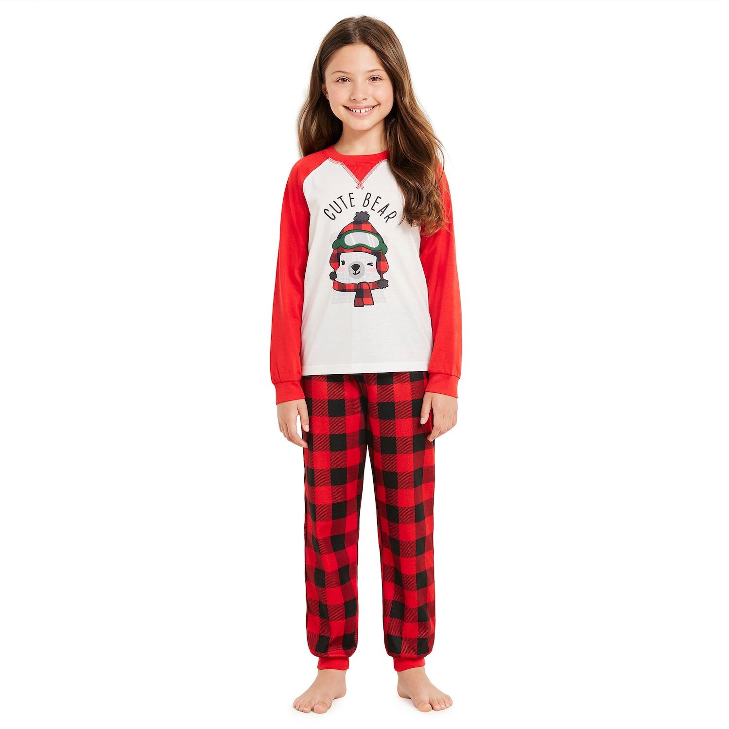 Пижамный комплект Jammies For Your Families для девочек 4–18 лет Beary Cool «Cute Bear» от Cuddl Duds Cuddl Duds
Пижамный комплект Jammies For Your Families для девочек 4–18 лет Beary Cool «Cute Bear» от Cuddl Duds Cuddl Duds
