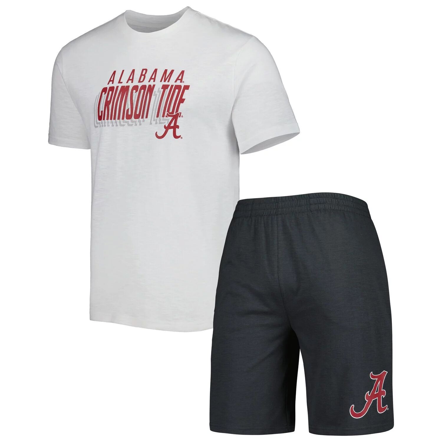 Мужской комплект футболки и шорт для даунфилда Concepts Sport Charcoal/White Alabama Crimson Tide Downfield
Мужской комплект футболки и шорт для даунфилда Concepts Sport Charcoal/White Alabama Crimson Tide Downfield