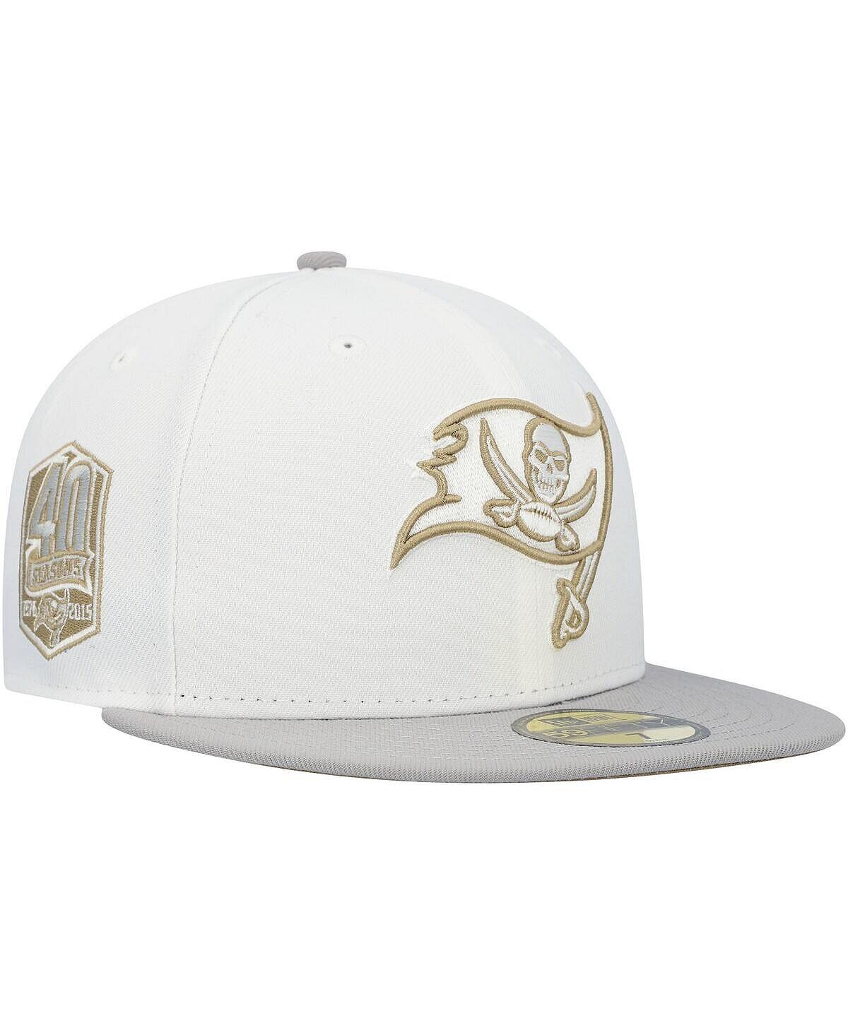 Мужская белая, серая шляпа Tampa Bay Buccaneers 40th Season Gold Undervisor 59FIFTY New Era
Мужская белая, серая шляпа Tampa Bay Buccaneers 40th Season Gold Undervisor 59FIFTY New Era