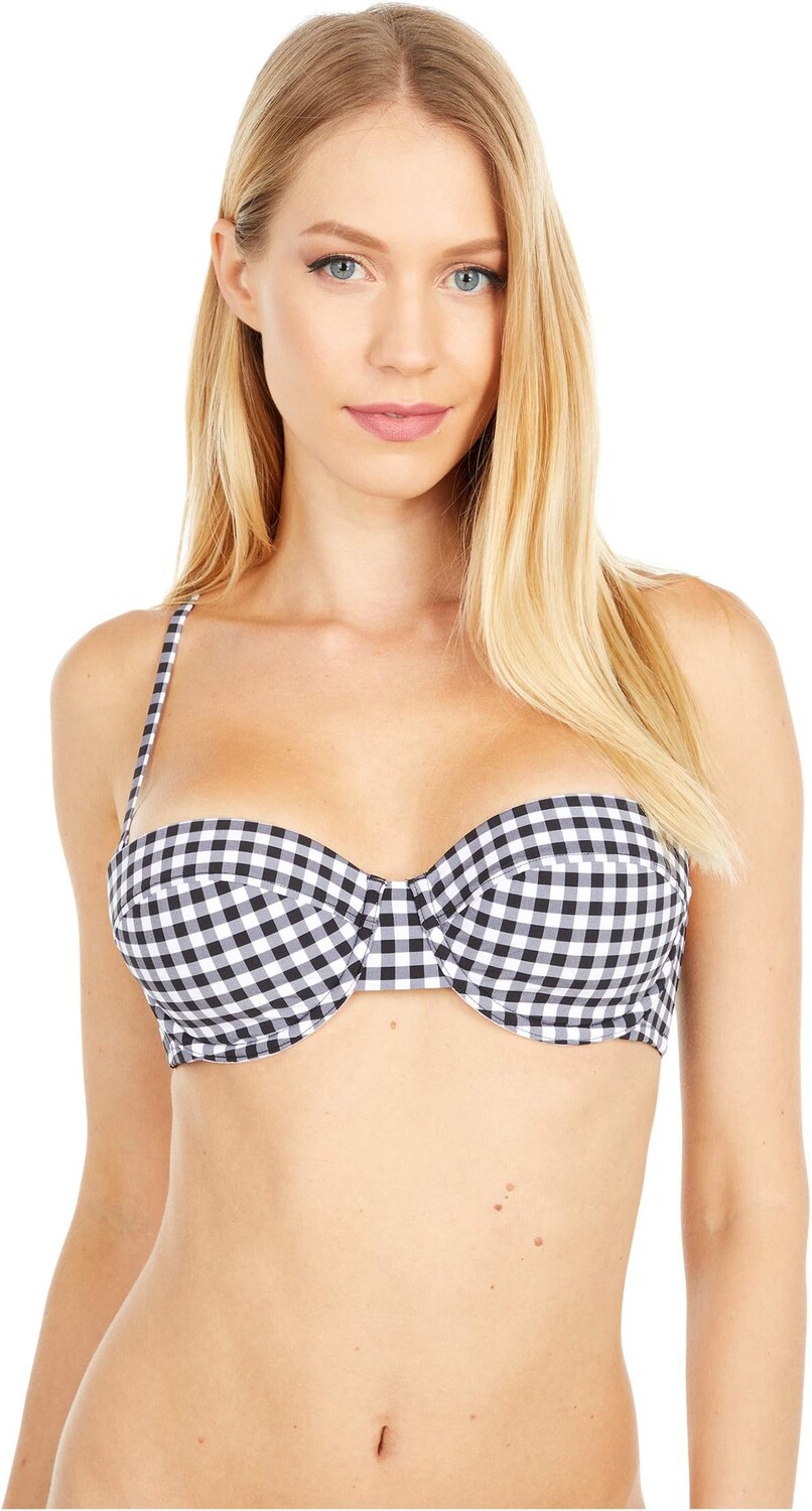 Купальный топ J.Crew Demi Underwire Bikini Top in Matte Gingham, цвет Prospect Gingham Black/Ivory
Купальный топ J.Crew Demi Underwire Bikini Top in Matte Gingham, цвет Prospect Gingham Black/Ivory