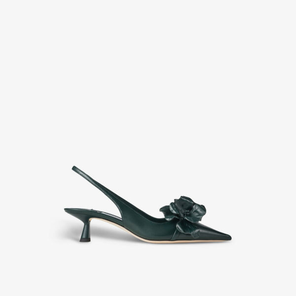 Кожаные туфли Amita на каблуке с пяткой на пятке, украшенные цветами Jimmy Choo, зеленый
Кожаные туфли Amita на каблуке с пяткой на пятке, украшенные цветами Jimmy Choo, зеленый