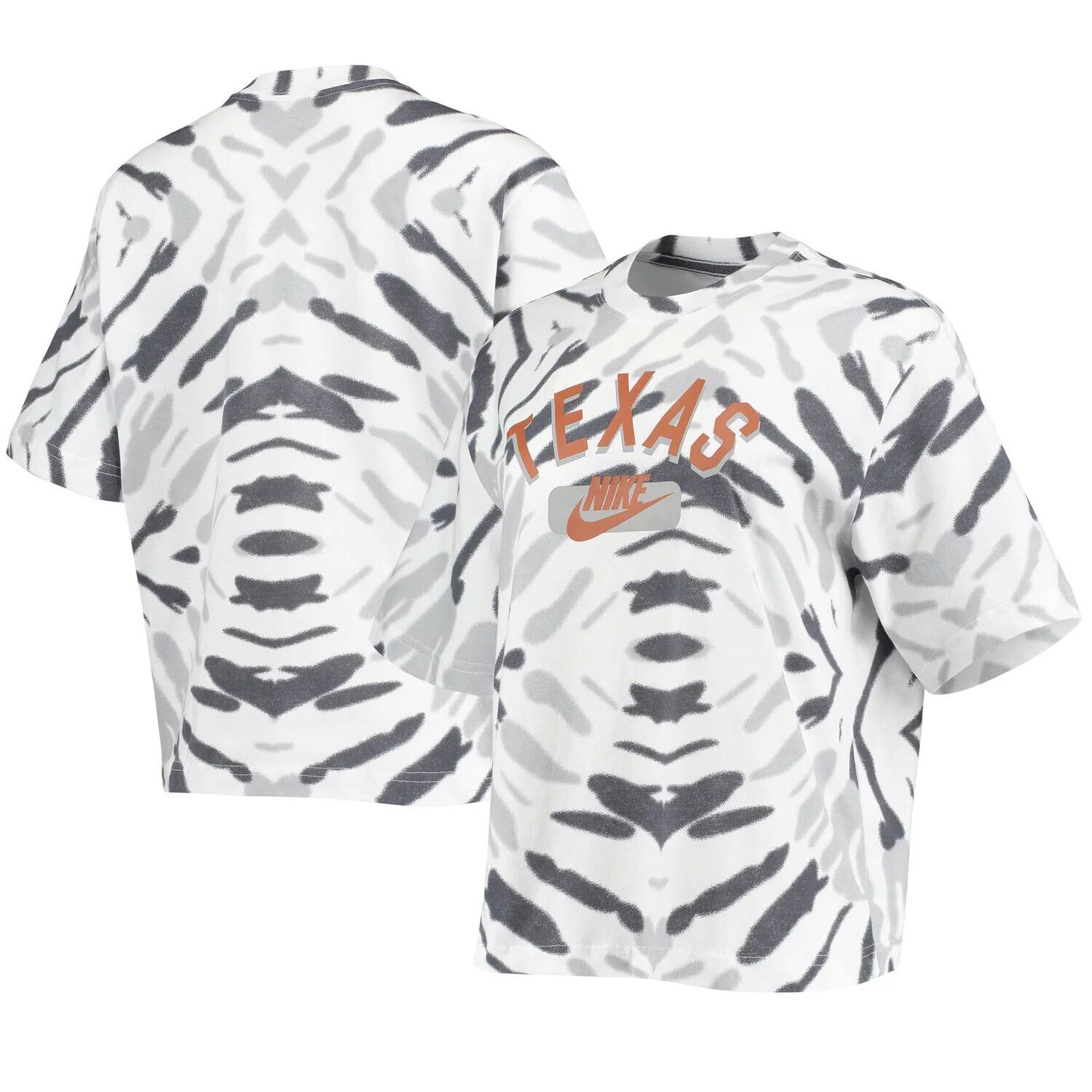 Женская белая футболка свободного кроя Nike Texas Longhorns Festival Tie-Dye Nike, Белый
Женская белая футболка свободного кроя Nike Texas Longhorns Festival Tie-Dye Nike, Белый