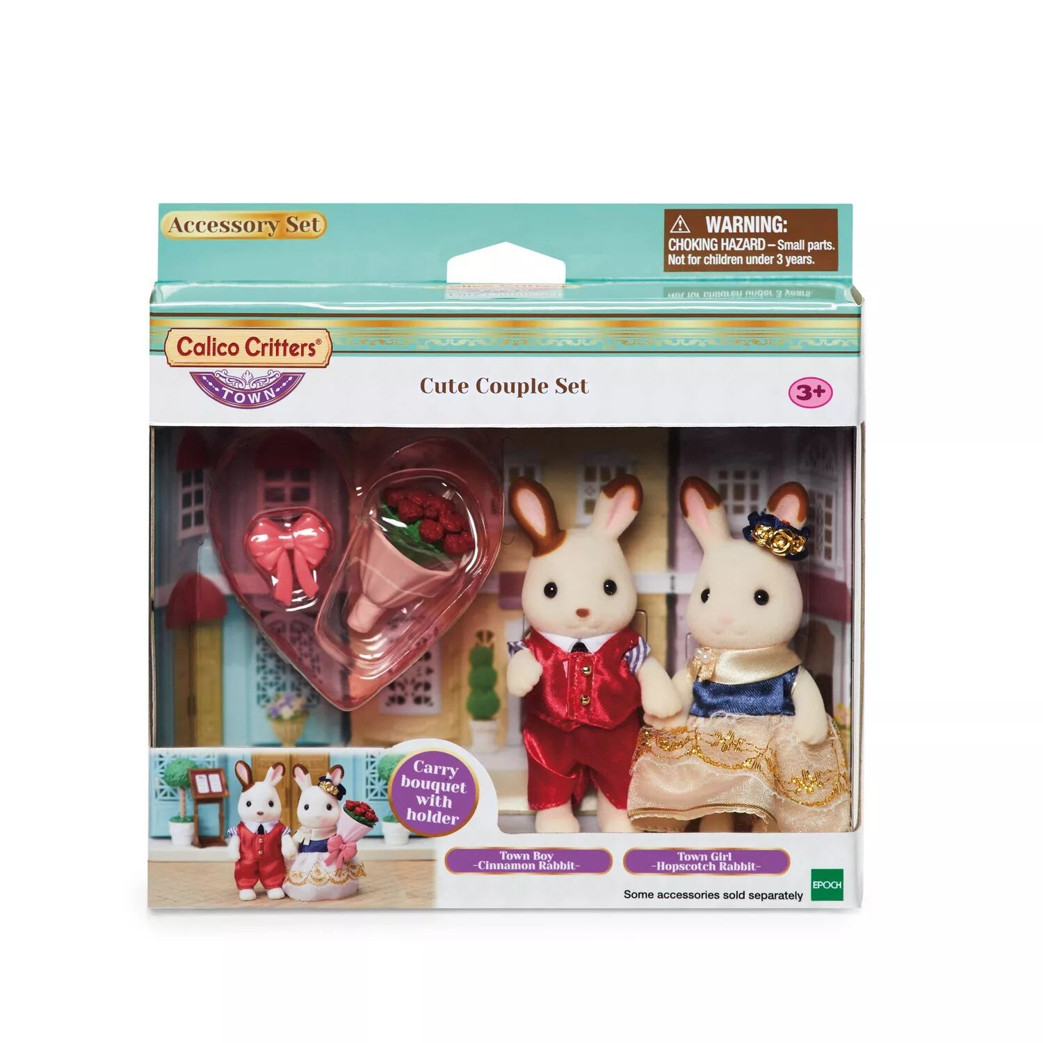 Серия Calico Critters Town, набор для милой пары, состоящий из 2 коллекционных кукольных фигурок с модными и цветочными аксессуарами Calico Critters
Серия Calico Critters Town, набор для милой пары, состоящий из 2 коллекционных кукольных фигурок с модными и цветочными аксессуарами Calico Critters